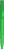 UMA TRINITY gerecyclede balpen met transparante clip - Light green
