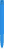 UMA TRINITY gerecyclede balpen met transparante clip - Light blue