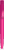 UMA TRINITY gerecyclede balpen met transparante clip - Magenta