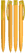 UMA TRINITY gerecyclede balpen met transparante clip - Ocher