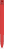 UMA TRINITY gerecyclede balpen met transparante clip - Red
