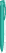 UMA TRINITY gerecyclede balpen met transparante clip - Turquoise