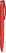 UMA TRINITY gerecyclede balpen met transparante clip - Red