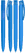 UMA TRINITY gerecyclede balpen met transparante clip - Light blue