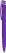 UMA TRINITY gerecyclede balpen met transparante clip - Purple