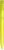 UMA TRINITY gerecyclede balpen met transparante clip - Yellow