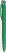 UMA TRINITY gerecyclede balpen met transparante clip - Dark green