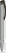 UMA TRINITY gerecyclede balpen met transparante clip - Grey