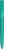 UMA TRINITY gerecyclede balpen met transparante clip - Turquoise