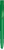 UMA TRINITY gerecyclede balpen met transparante clip - Dark green
