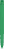 UMA TRINITY gerecyclede balpen met transparante clip - Dark green