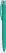 UMA TRINITY gerecyclede balpen met transparante clip - Turquoise