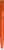 UMA TRINITY gerecyclede balpen met transparante clip - Orange