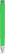 UMA TRINITY soft touch balpen met transparante clip en metalen punt - Light green