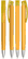 UMA TRINITY soft touch balpen met transparante clip en metalen punt - Ocher
