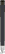 UMA TRINITY soft touch balpen met transparante clip en metalen punt - Black