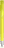 UMA TRINITY soft touch balpen met transparante clip en metalen punt - Yellow