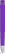 UMA TRINITY soft touch balpen met transparante clip en metalen punt - Purple