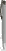 UMA TRINITY soft touch balpen met transparante clip en metalen punt - Grey