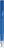 UMA TRINITY soft touch balpen met transparante clip en metalen punt - Middle blue