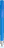 UMA TRINITY soft touch balpen met transparante clip en metalen punt - Light blue