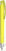 UMA TRINITY soft touch balpen met transparante clip en metalen punt - Yellow