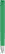UMA TRINITY soft touch balpen met transparante clip en metalen punt - Dark green