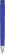UMA TRINITY soft touch balpen met transparante clip en metalen punt - Dark blue