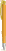 UMA TRINITY soft touch balpen met transparante clip en metalen punt - Ocher
