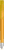 UMA TRINITY gerecyclede balpen met transparante clip en metalen punt - Ocher
