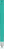 UMA TRINITY gerecyclede balpen met transparante clip en metalen punt - Turquoise