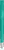 UMA TRINITY gerecyclede balpen met transparante clip en metalen punt - Turquoise