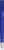 UMA TRINITY gerecyclede balpen met transparante clip en metalen punt - Dark blue