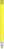 UMA TRINITY gerecyclede balpen met transparante clip en metalen punt - Yellow