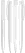 UMA TRINITY recycled ballpoint pen with opaque clip - White