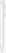 UMA TRINITY recycled ballpoint pen with opaque clip - White