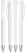 UMA TRINITY ballpoint pen with opaque clip and metal tip - White