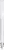 UMA TRINITY ballpoint pen with opaque clip and metal tip - White