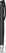 UMA TRINITY recycled ballpoint pen with opaque clip and metal tip - Black