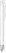 UMA TRINITY recycled ballpoint pen with opaque clip and metal tip - White