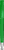 UMA TRINITY transparante balpen met metalen punt - Dark green
