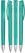 UMA TRINITY transparante balpen met metalen punt - Turquoise