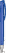 UMA TRINITY transparante balpen met metalen punt - Dark blue