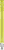 UMA TRINITY transparante balpen met metalen punt - Yellow