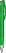UMA TRINITY transparante balpen met metalen punt - Dark green