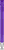 UMA TRINITY transparante balpen met metalen punt - Purple