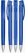 UMA TRINITY transparante balpen met metalen punt - Dark blue