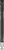 UMA TRINITY transparante balpen met metalen punt - Anthracite
