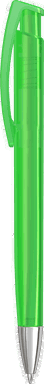 UMA TRINITY transparente Kugelschreiber mit Metallspitze - Hellgrün
