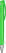 UMA TRINITY transparante balpen met metalen punt - Light green